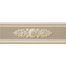 Vallelunga & Co. Lirica Tortora Listello Decorato 10x30 см