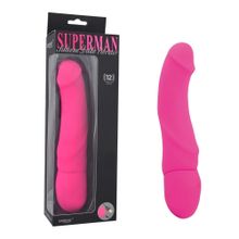 Erokay Розовый вибратор Rechargeable Silicone Dildo - 21 см.