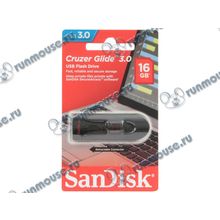 Накопитель USB flash 16ГБ SanDisk "Cruzer Glide 3.0", черный (USB3.0) [131932]