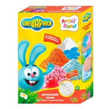 Песок для творчества Смешарики 600 г, цвет белый, 3+