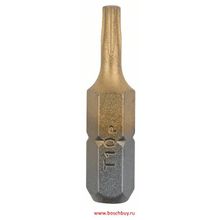 Bosch Бита Titanium T 25мм TORX T10 TIN (2 шт.) DIY (2609255940 , 2.609.255.940)