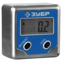 Уровень-угломер ЗУБР "ЭКСПЕРТ" МИНИ электронный магнитный, точность 0,1 Град