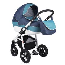 Коляска Adamex NEONEX синий+т.синий TIP14B