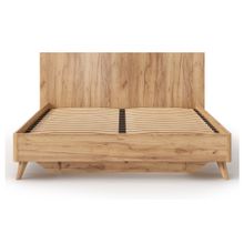 Алмаз. Любимый дом Марта-2 Кровать двуспальная 1600 с кроватным основанием (Дуб золотой)