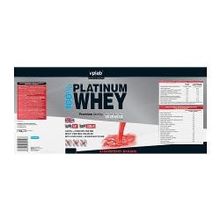 Протеин VP Laboratory 100% Platinum Whey (клубника-банан) 2,3 кг