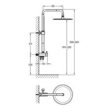 Душевая система Cezares Stella (STELLA-CAE-01-Cr) хром