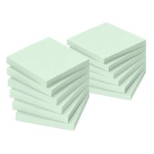Блок-кубик пастель зеленый 75х75 мм. 100 листов INF