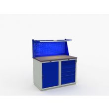 Верстак Expert W120.WS1 WS6.000 (Одинарный, Отсутствует, Отсутствует)