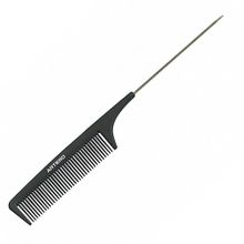 Расческа для волос с металличесим хвостиком 220мм Artero Carbon K622