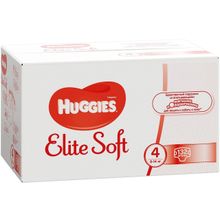 Huggies Elite Soft 132 подгузника в пачке 8 14 кг