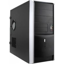 Корпус   Miditower INWIN EAR007  Black-Silver  ATX  500W (24+2x4+6пин)   6089833 6101398