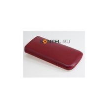 Чехол с язычком (Flotar) HTC Sensation красный