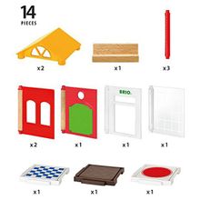 Brio деталей для постройки дома