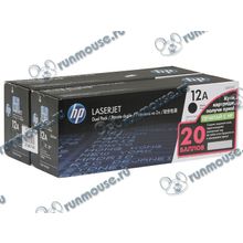 Комплект картриджей HP "12A Dual Pack" Q2612AF (черный, двойной) для LJ 1010 1012 1015 1018 1020 1022 3015 3020 3030 3050 3052 3055 M1005 M1319mfp [112958]