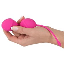 Розовые вагинальные шарики Silicone Love Balls