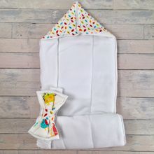 СуперМаМкет Конверт на выписку JustCute "Олимпиада" + бант (весна-осень) JCV-OLMP-BT