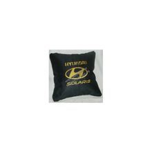  Подушка Hyundai Solaris черная вышивка золото