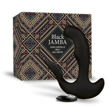 FeelzToys Универсальный анальный массажер Black Jamba Anal Vibrator - 12 см. (черный)