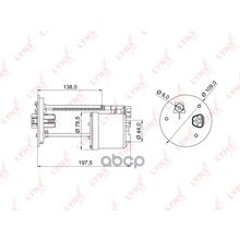 Фильтр Топливный LYNXauto арт. LF982M