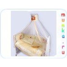 Комплект в кроватку с вышивкой - аппликацией "Disney" 7 пр.арт. 101-9