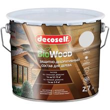 Пуфас Decoself Bio Wood 2.7 л бесцветный