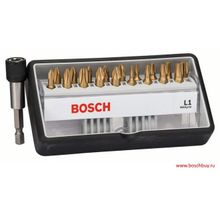 Bosch Набор Robust Line из 18+1 насадок-бит L1 MaxGrip PH PZ T Ti 25 мм (2607002581 , 2.607.002.581)