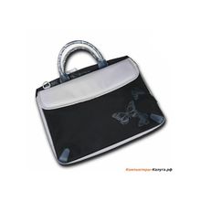 Сумка для ноутбука женская Sumdex NON-945BK Butterfly Metro Brief до 15,4 (нейлон полиэстер, черный, 38 x 30 x 7.5 см)