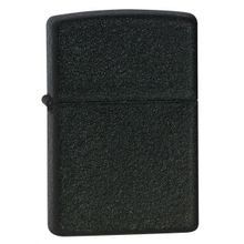 Зажигалка черная матовая Zippo с покрытием Black Crackle