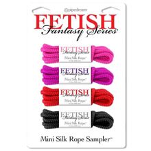 Набор веревок для фиксации Mini Silk Rope Sampler  разноцветный