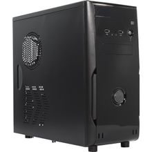 Корпус   Miditower PowerCool   S6016BK    ATX 500W (24+4+6 8пин)