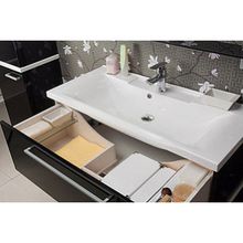 Тумба Акватон Турин 100 с белой панелью