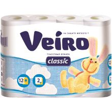 Veiro Classic 12 рулонов в упаковке 2 слоя