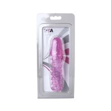ToyFa Розовая насадка с нежными шипами - 13,5 см.