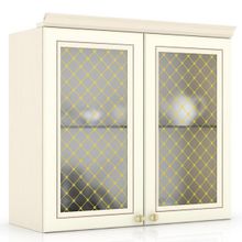 Любимый Дом Кухня Ассоль жемчуг ЛД-231-080 Шкаф-витрина 80 см. ID - 287208