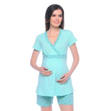 40 недель с шортами мятный