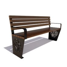 Скамейка садовая «ИНДИЯ» (0,6м)