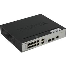 D-Link   DGS-3000-10TC  A2A   Управляемый коммутатор (8UTP 10 100 1000Mbps + 2Combo 1000BASE-T SFP)