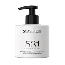 Шампунь-маска для возобновления цвета волос Коричневый Selective 531 Color-Reviving Mask Shampoo Brown 275мл