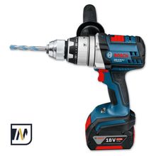 Аккумуляторная ударная дрель-шуруповёрт BOSCH GSB 18 VE-2-LI L-BOXX