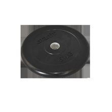 STARFIT Диск обрезиненный BB-202, d=26 мм, черный, 5 кг