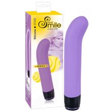 Фиолетовый вибратор G-точки Smile Genius - 20 см. (52823)