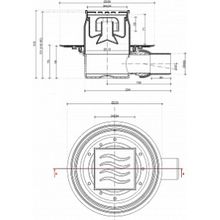 Душевой трап Pestan Confluo Standart Dry 1 Ceramik 10x10