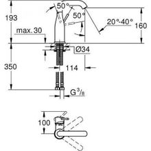 Смеситель Grohe Essence New для раковины, 23463001