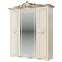 Мэри-Мебель Шкаф 4-х дверный Грация цвет слоновая кость ID - 292380