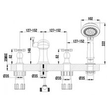 Смеситель Lemark Benefit LM2541C на борт ванны