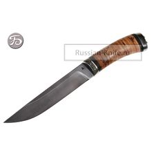 Булатный нож Лань, береста