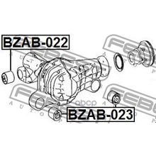 Сайлентблок Подушки Дифференциала Mercedes Benz Ml-Class 164 2004-2011 Febest арт. BZAB023