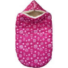 LovelyCare Конверт на выписку Зимняя сказка, фуксия (овчина) 100359