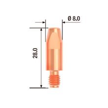 FUBAG Контактный наконечник M6х28 мм ECU D=1.6 мм  (25 шт.)