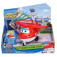 SUPER WINGS Джетт с пластиковыми карточками разных стран, свет, звук YW710410